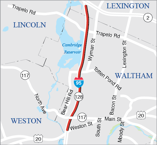 Waltham: Interstate Maintenance and Related Work on Interstate 95 